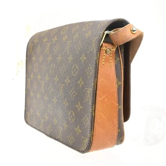 LOUIS VUITTON Cartouchiere GM Shoulder Bag Monogram Leather Brown M51252 39KC446 - Picture 3 of 16